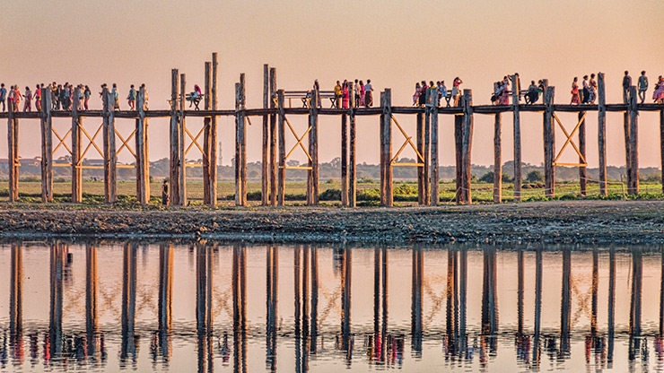 BURMA U-BEIN BRIDGE | MYANMAR